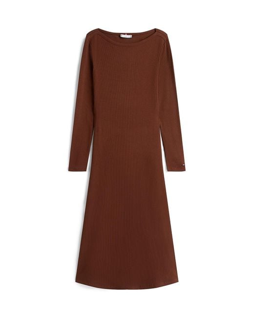 Tommy Hilfiger Brown Kleid