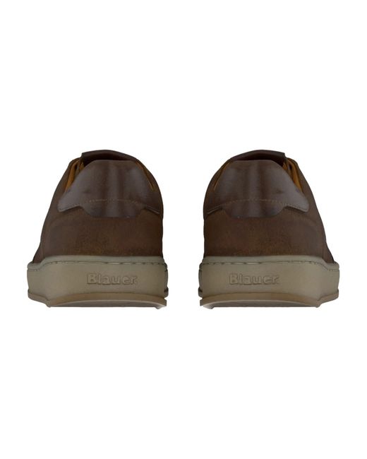Blauer Sneaker Farrell 02 in Brown für Herren