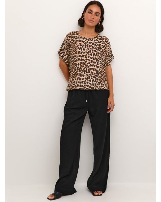 Kaffe White Bluse 'aamber'