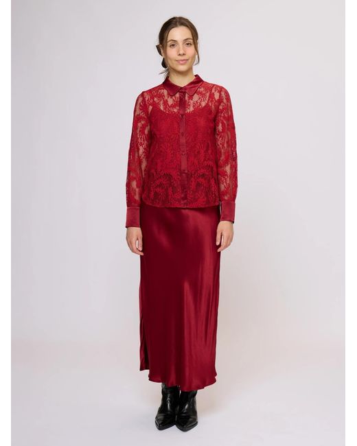 Noa Red Bluse Eveline