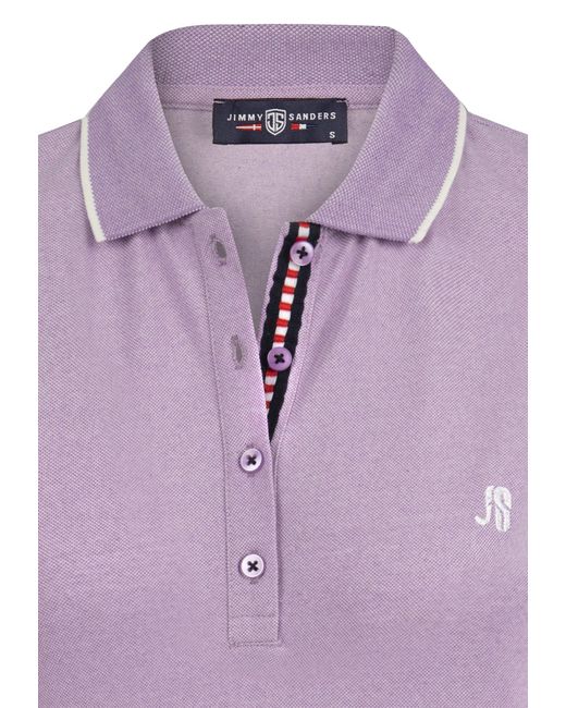 Jimmy Sanders Purple Poloshirt