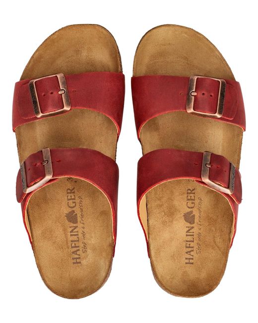 Haflinger Red Pantolette