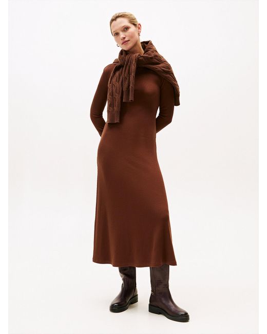 Tommy Hilfiger Brown Kleid