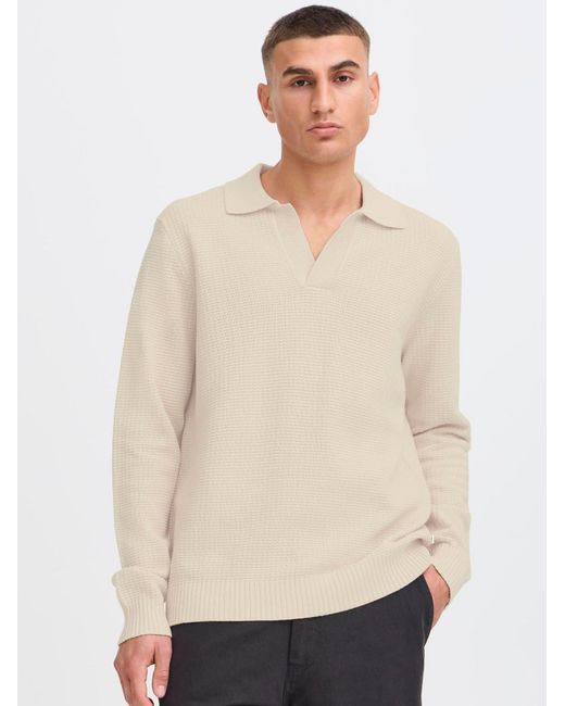 Solid Strickpullover Sdrhett in White für Herren