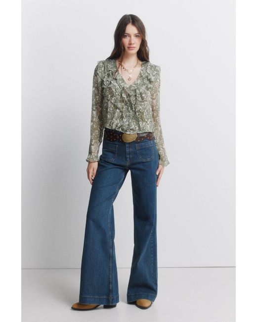 Springfield Green Bluse