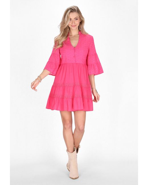 IZIA Pink Blusenkleid