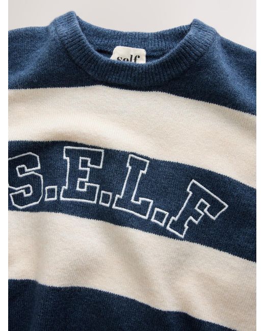 Self Blue Pullover