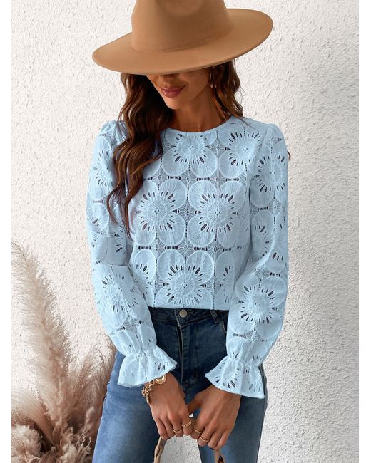 CUPSHE Blue Bluse
