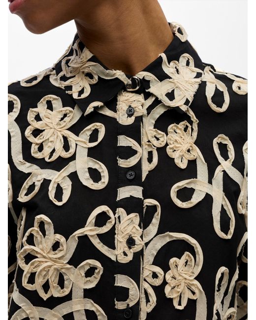 Object Black Bluse Objroya