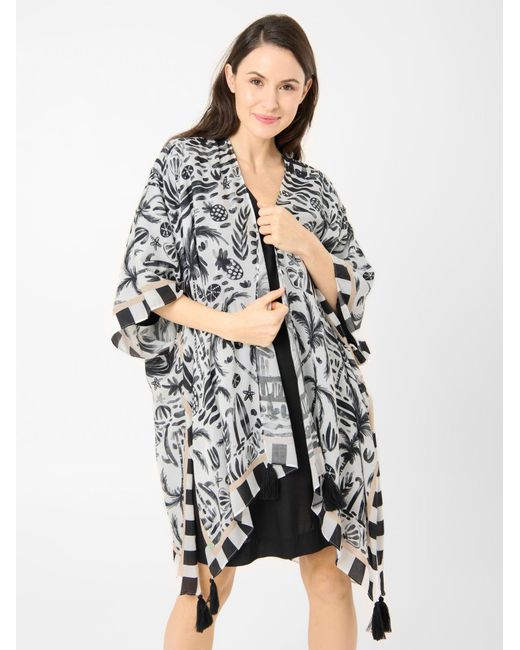 Codello White Poncho