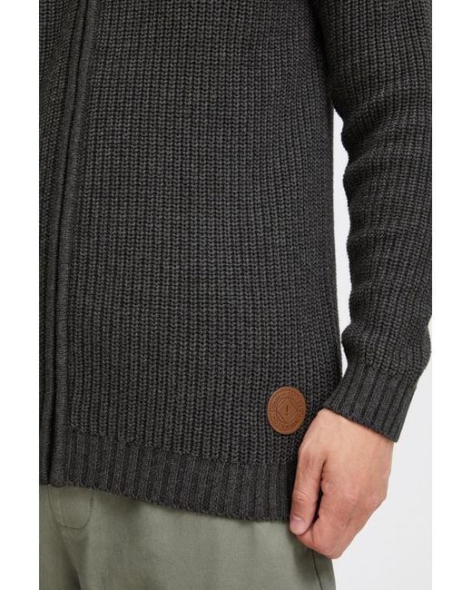 Solid Strickjacke Xenos in Black für Herren