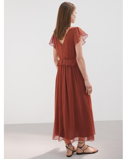 Mango Red Kleid Sofia