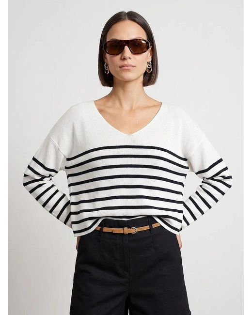 Dilvin White Pullover