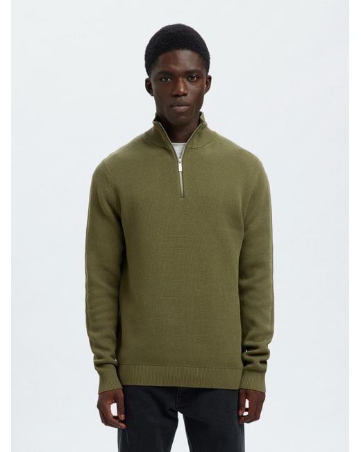 SELECTED Pullover Slhdane in Green für Herren