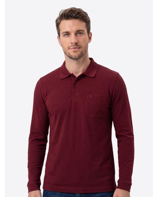 RAGMAN Shirt Basic in Red für Herren
