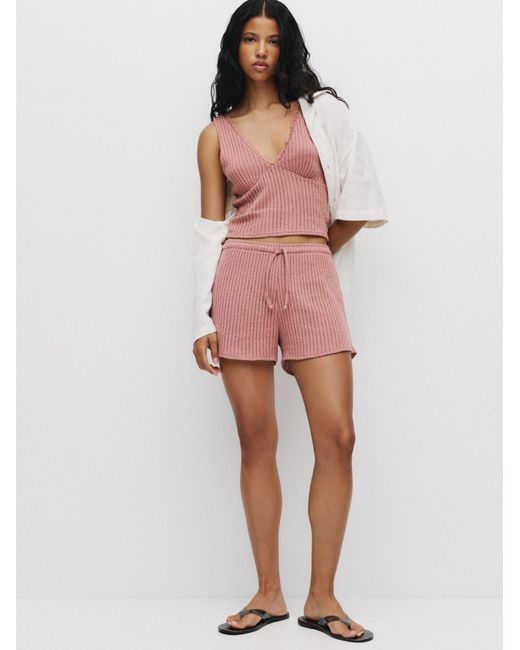 Pull&Bear Pink Shorts