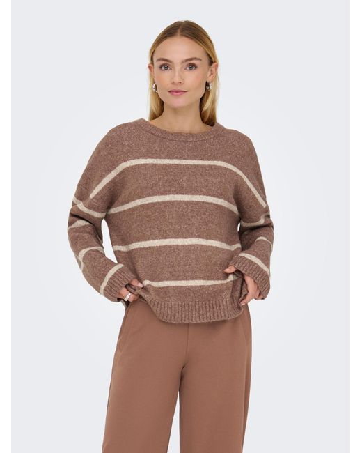 ONLY Brown Pullover