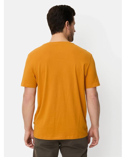 Camel Active T-Shirt Aus Reiner Baumwolle in Yellow für Herren