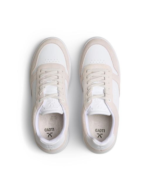 Lloyd Sneaker Stage in White für Herren