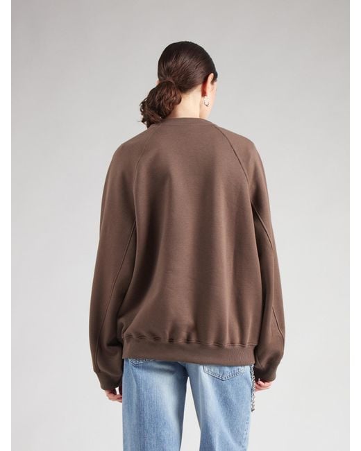 Weekday Brown Sweatshirt 'Viva'