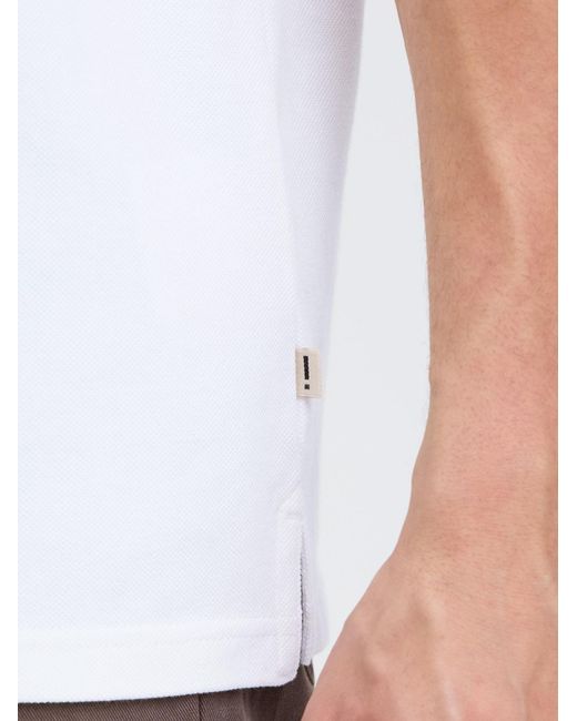 Solid Poloshirt Sdbetova in White für Herren