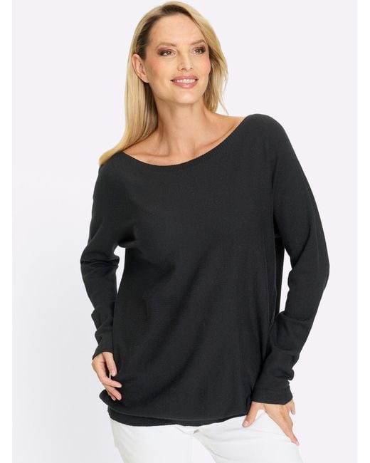 heine Black Pullover
