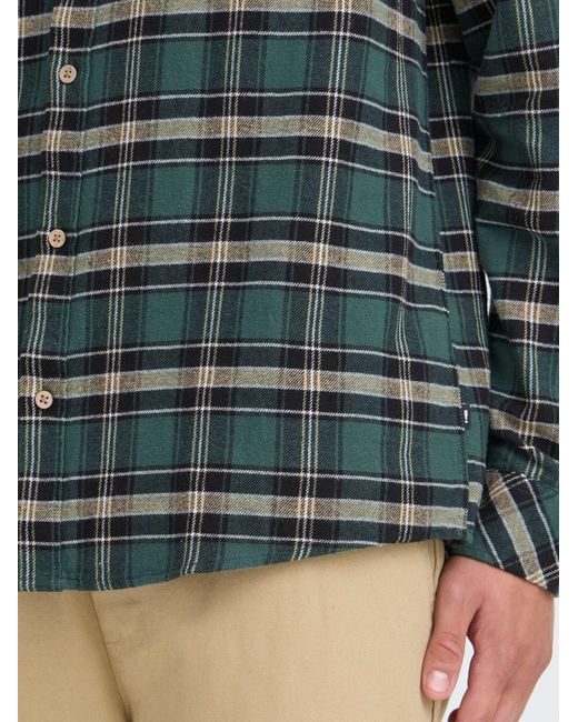 Solid Langarmhemd Sdsteve in Green für Herren
