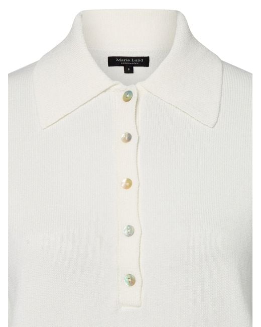 Marie Lund White Poloshirt