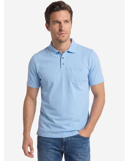 Redmond Shirt Basic in Blue für Herren