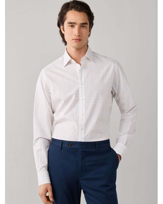 Hackett Hemd Check in White für Herren