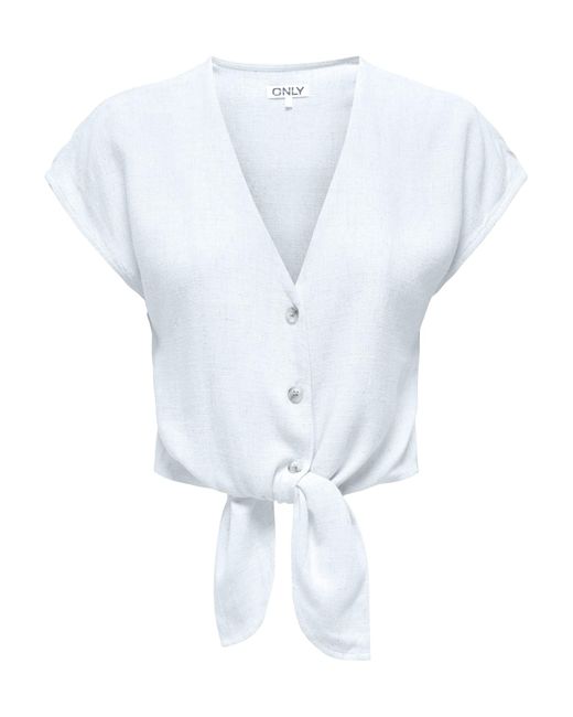 ONLY Blue Bluse 'Onlsiesta'