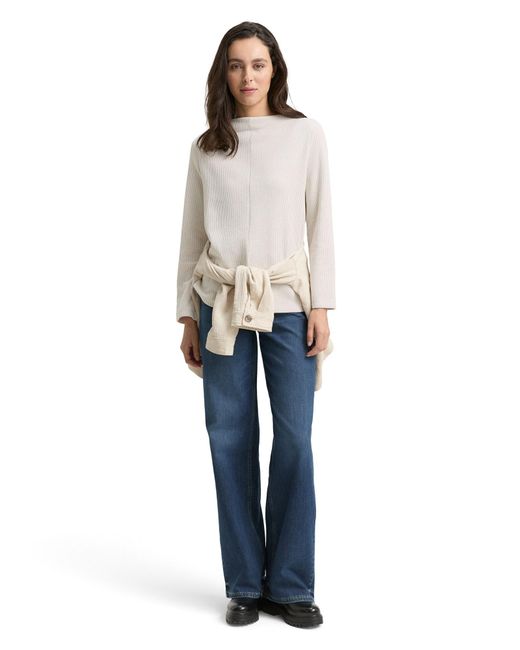 Tom Tailor White Pullover