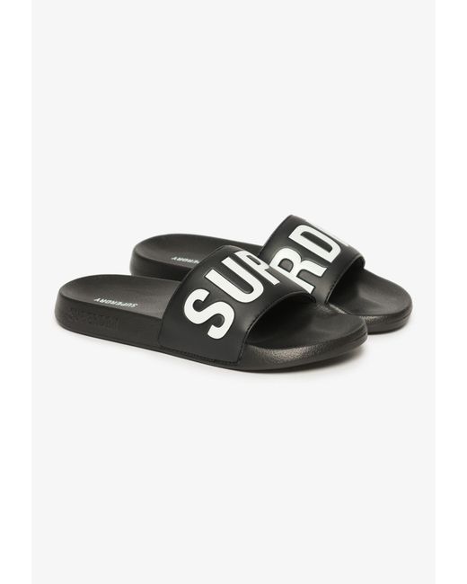 Superdry & Co Black Badeschuh