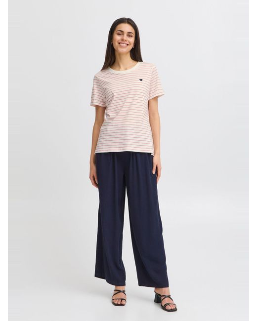 Fransa Pink T-Shirt 'Framora'