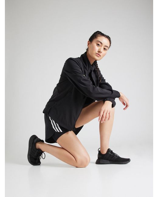 Adidas Originals Black Sportjacke 'adizero essentials'