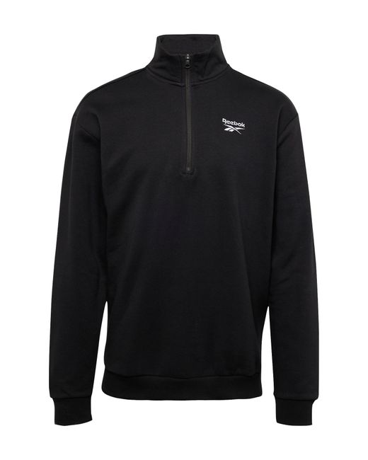 Reebok Sportsweatshirt 'identity' in Black für Herren