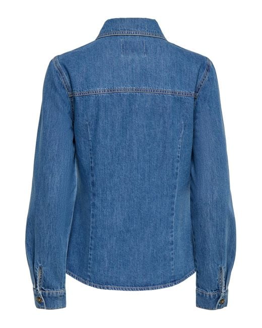 ONLY Blue Bluse Onluna