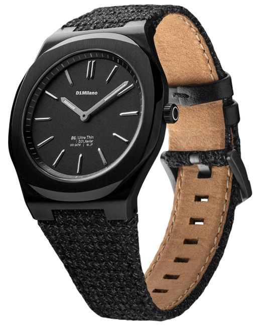 D1 Milano Analoguhr in Black für Herren