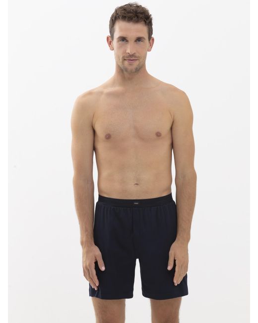 Mey Pyjamashorts in Blue für Herren