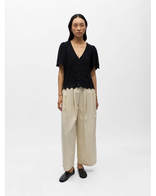 Object Black Bluse Objsanne