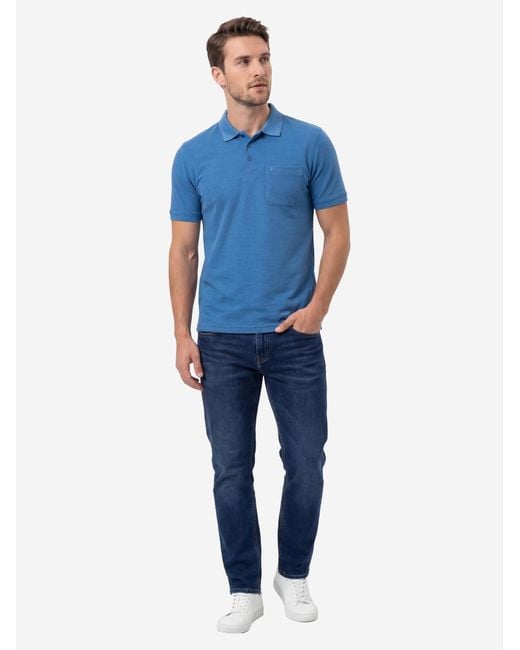 RAGMAN Shirt Basic in Blue für Herren