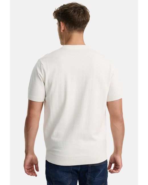 INDICODE Pullover Varson in White für Herren