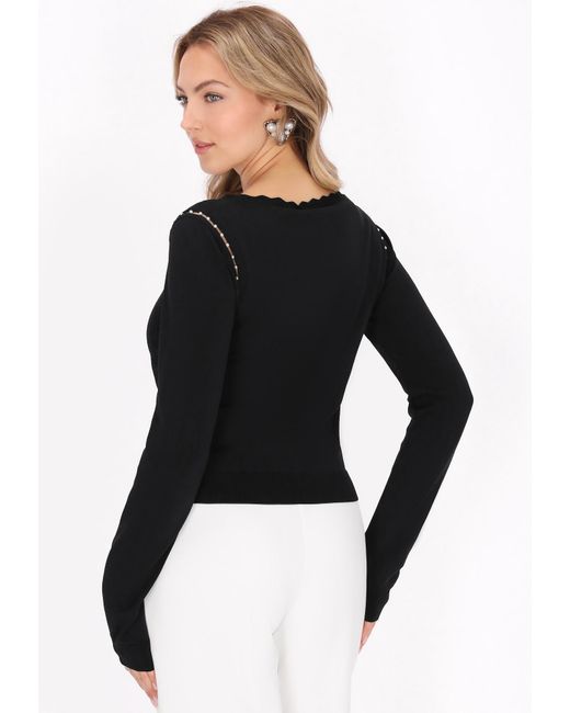 faina Black Pullover