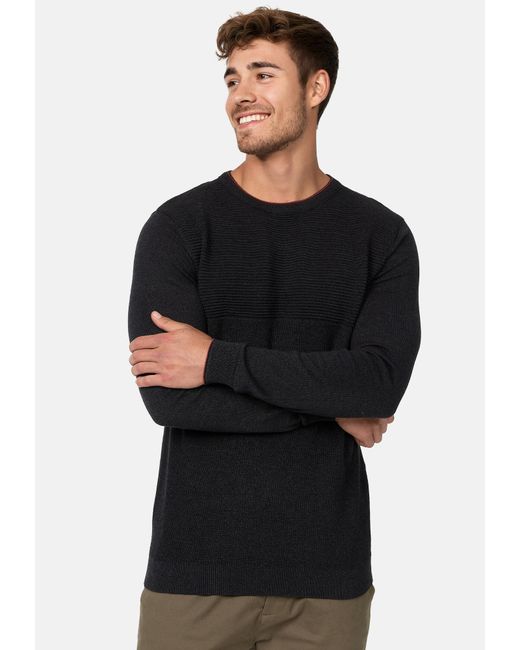 INDICODE Pullover Reign in Black für Herren