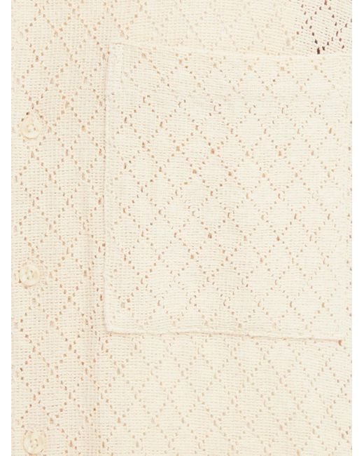 Solid Kurzarmhemd Sdteagan in White für Herren