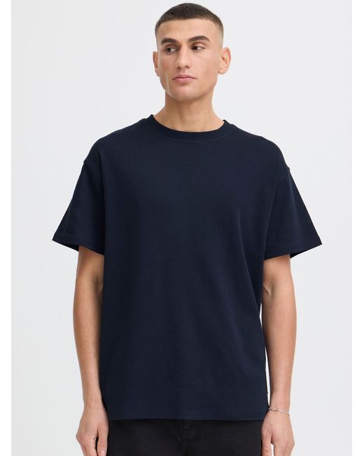 Solid T-Shirt Sddanton in Blue für Herren