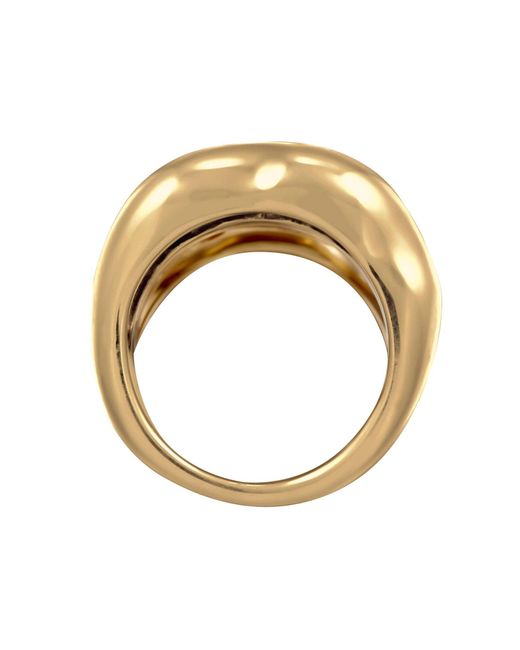 Elli Premium Metallic Ring Chunky Organic