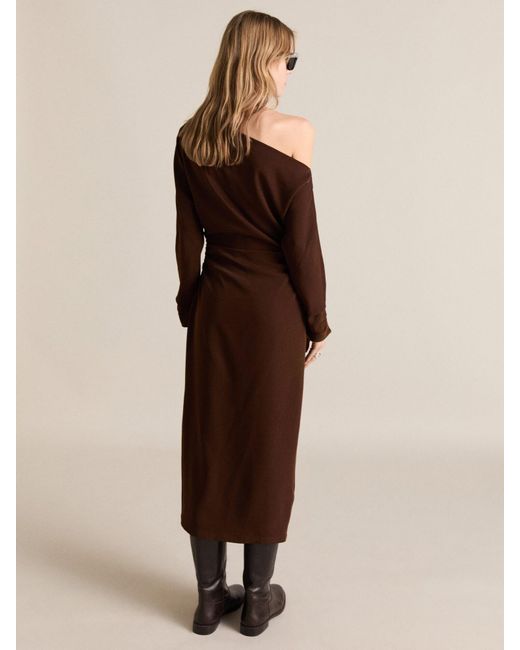 Mango Brown Kleid 'Aria'