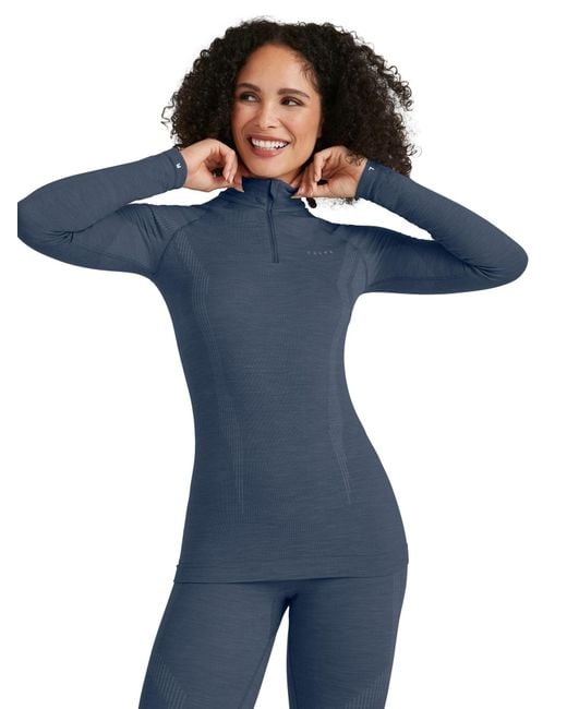 Falke Blue Base Layer