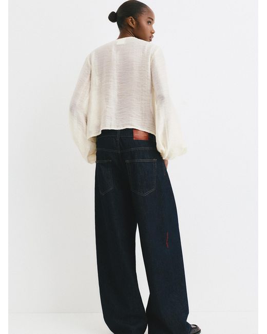 Pull&Bear White Bluse